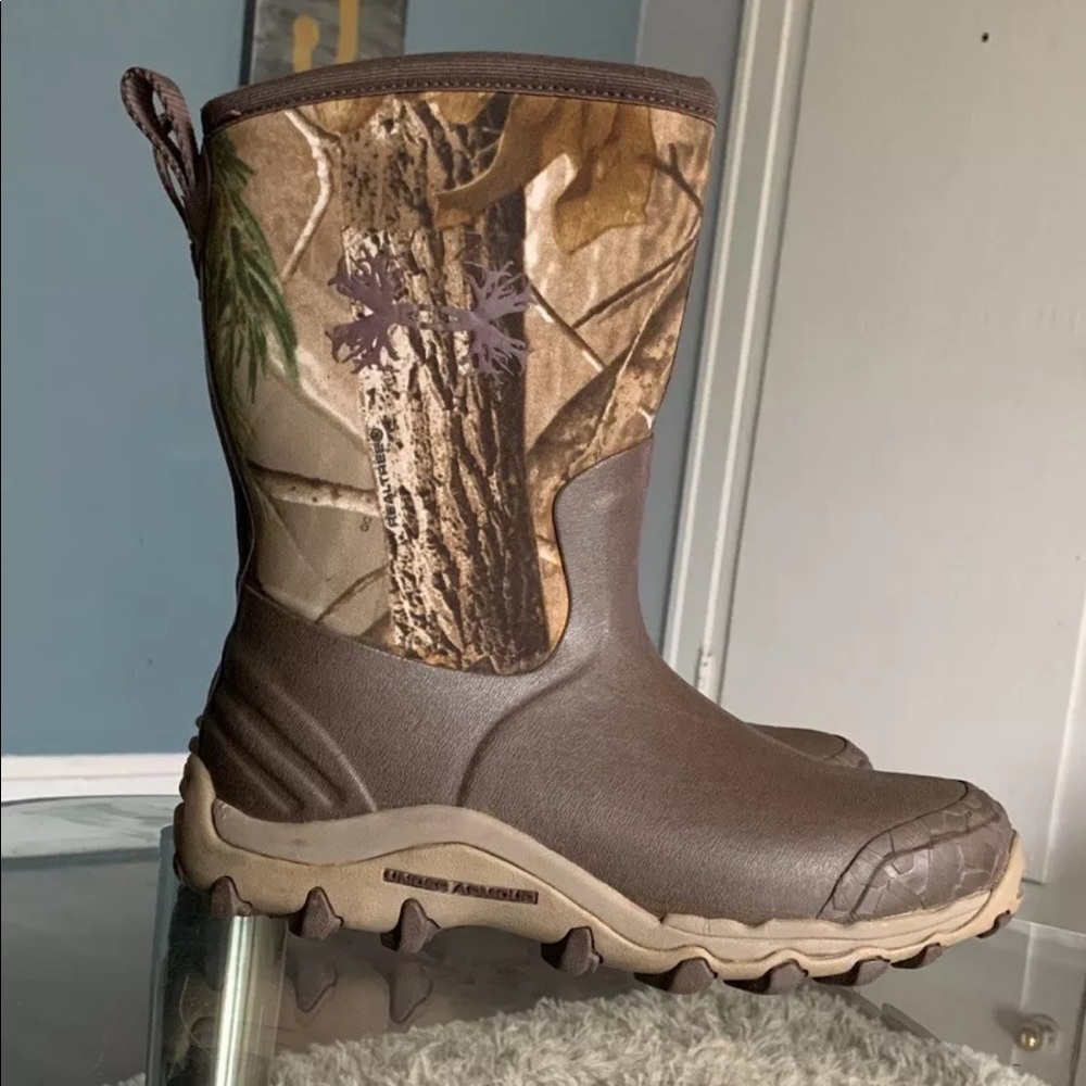 Under armour hunting waterproof boots mens sz 10